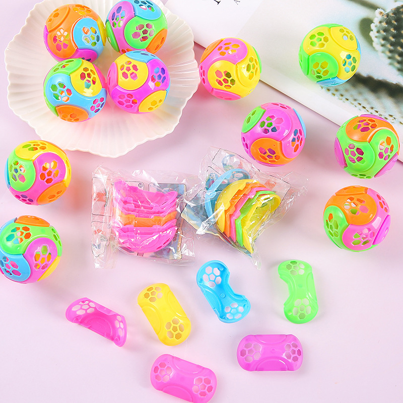 Children's educational building block toys, creative intelligence assembly balls, kindergarten gifts and prizes, ground promotion, scanning code gifts Specification drawing