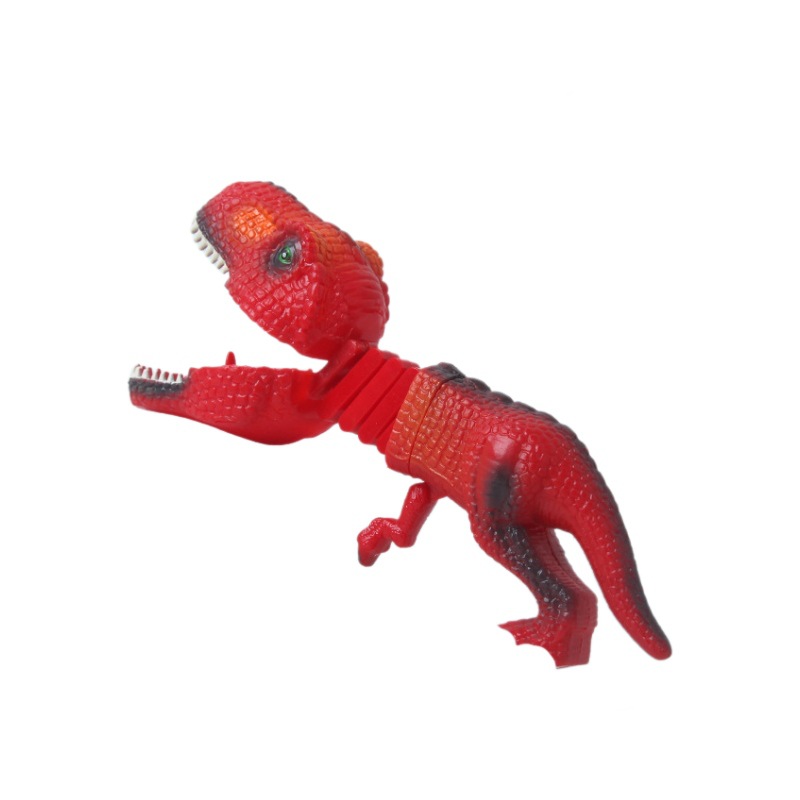 Dinosaur telescopic gun simulation animal model toy gun, fun dragon, easy rebound, primary school and children's gifts wholesale Item Picture