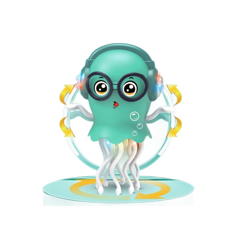 Wholesale of cross-border bestseller Amazon electric magic dancing jellyfish with lights, music, glasses and twisting toys Item Picture