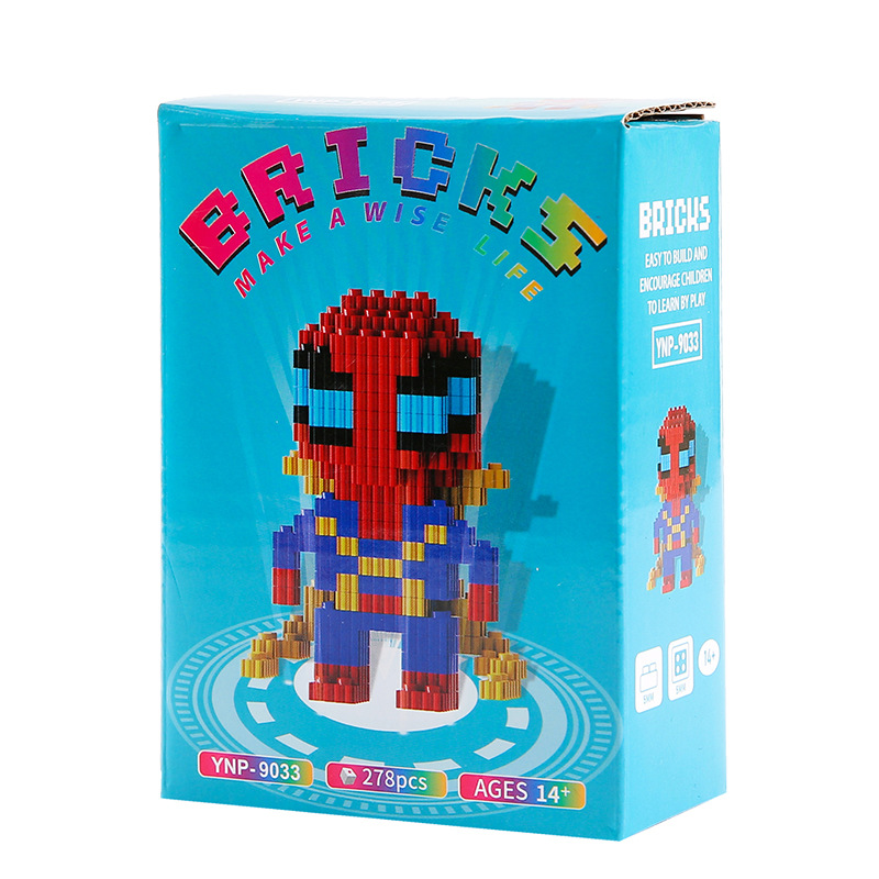 Children's tiny particle building blocks, gifts for boys and girls, educational internet-famous toys, minifigures, primary school student gifts, assembly building blocks Item Picture