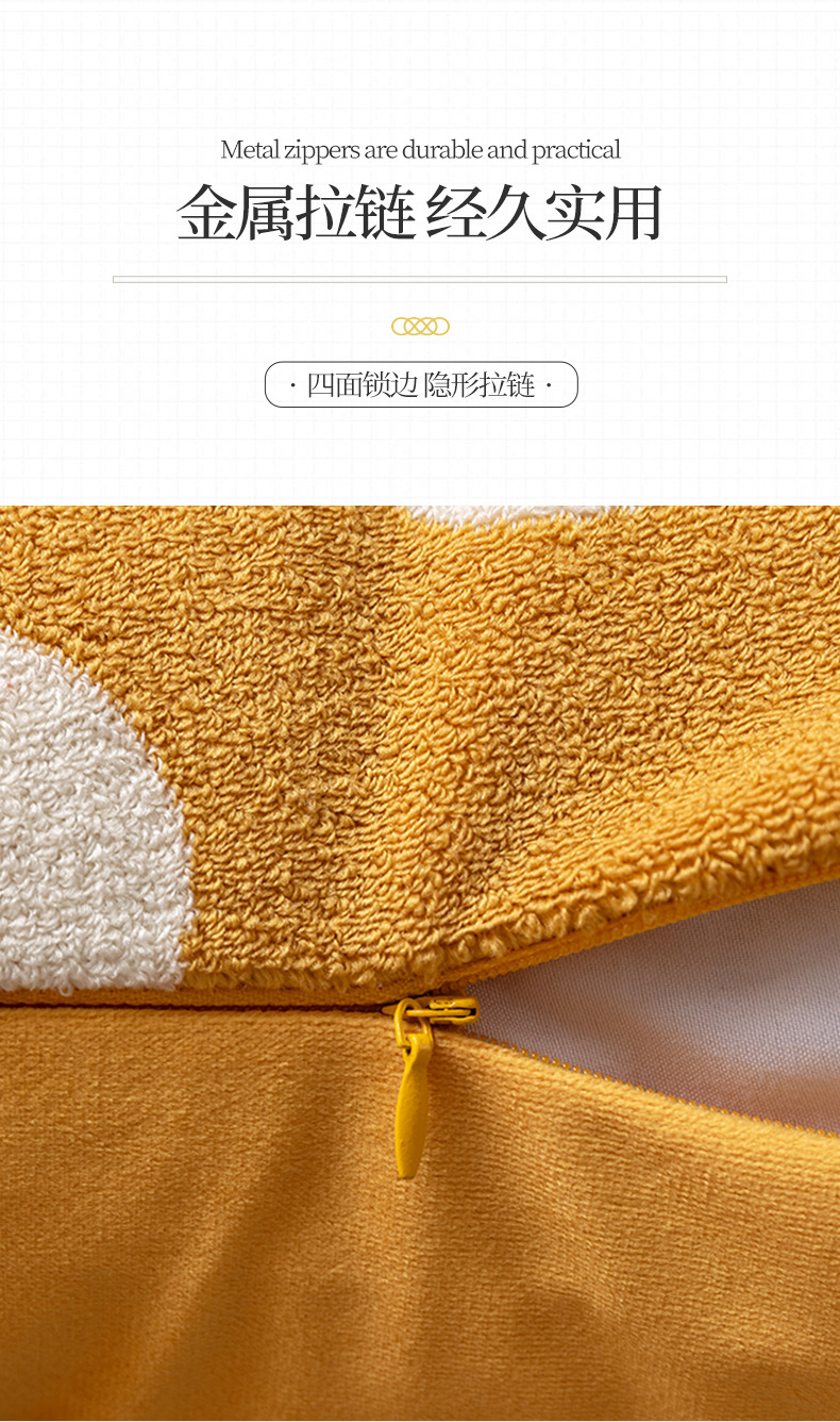 北欧ins奶油风圆点抱枕 汽车靠垫腰枕椅子靠背垫办公室座椅靠枕国20详情4