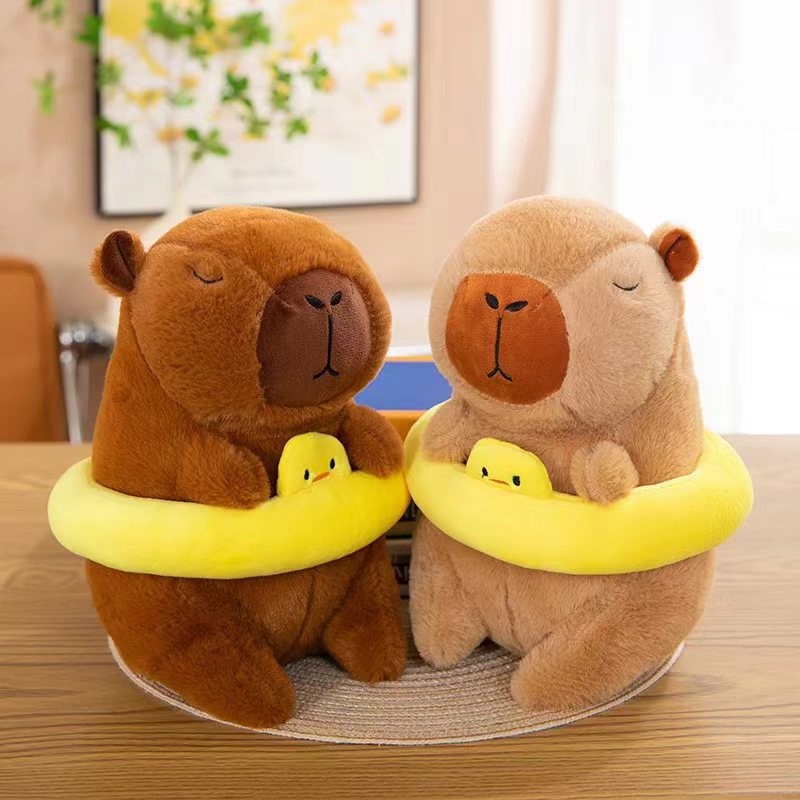 Cross-border Kapibala plush toys, 8-inch claw machine dolls, wedding throwing dolls, and small gifts for the event Specification drawing