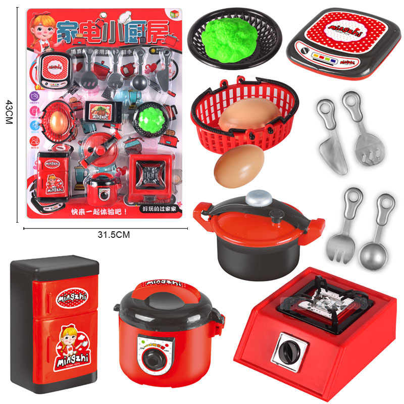Free shipping: Chechele toys, fruit and vegetable peeler, Western cuisine simulation kitchen set, children's kitchenware, toys for shopping malls and supermarkets details Picture