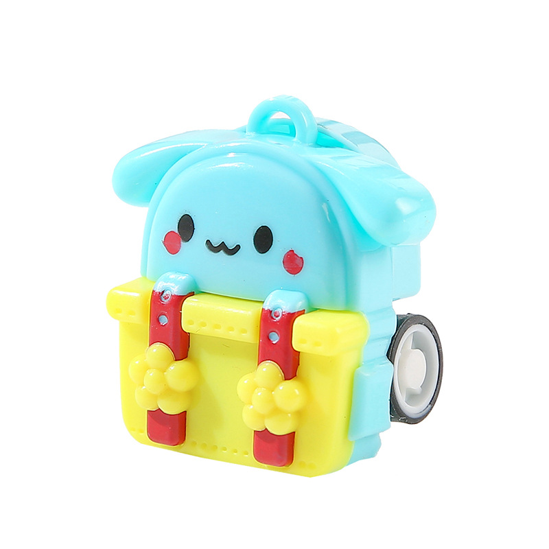 Children's toy cars, backpacks, rebound cars, rebound trolleys, engineering vehicles, plastic wholesale, mini kindergarten gifts Item Picture