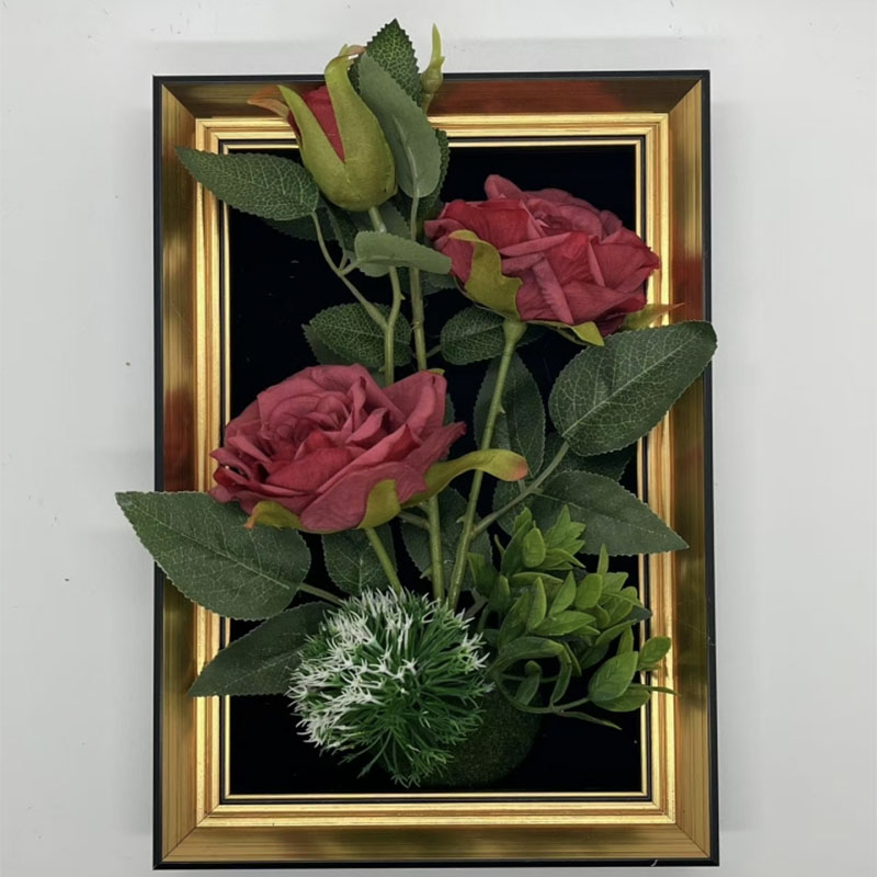 High-quality borosilicate glass balls from Yiwu, including decorative flowers. Fresh home decor items! Photo frame flower Application Scenario