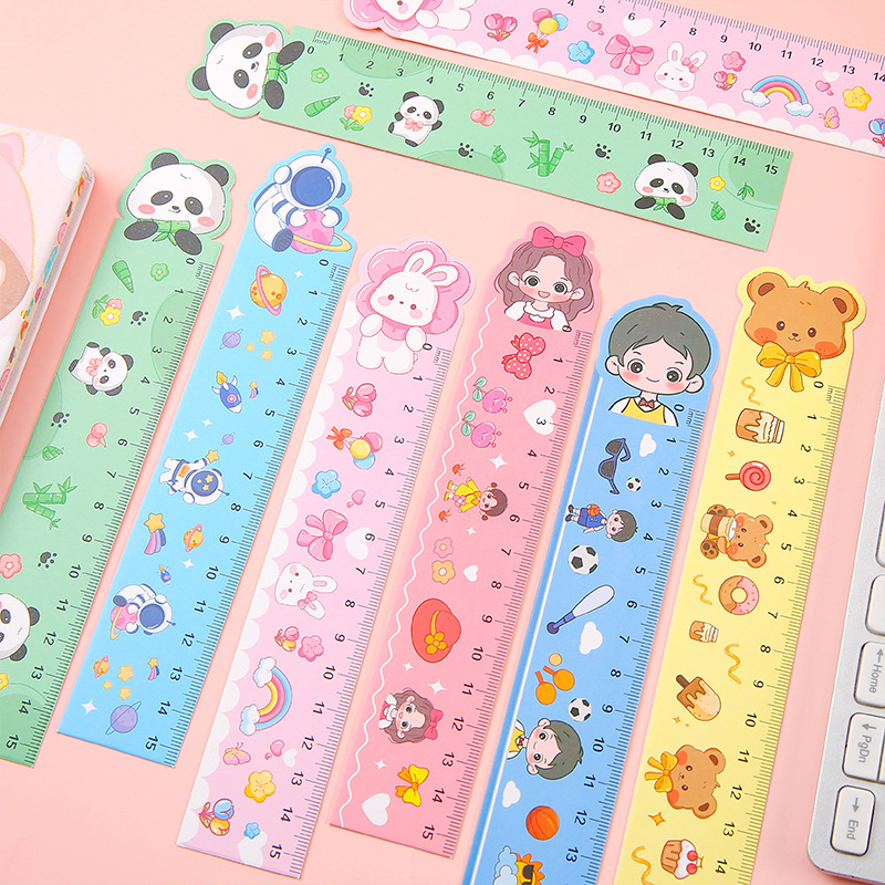 Cartoon animal paper rulers, bookmarks, graduation gifts, cultural and creative products, rulers, bookmarks, cards, small gifts wholesale full figure