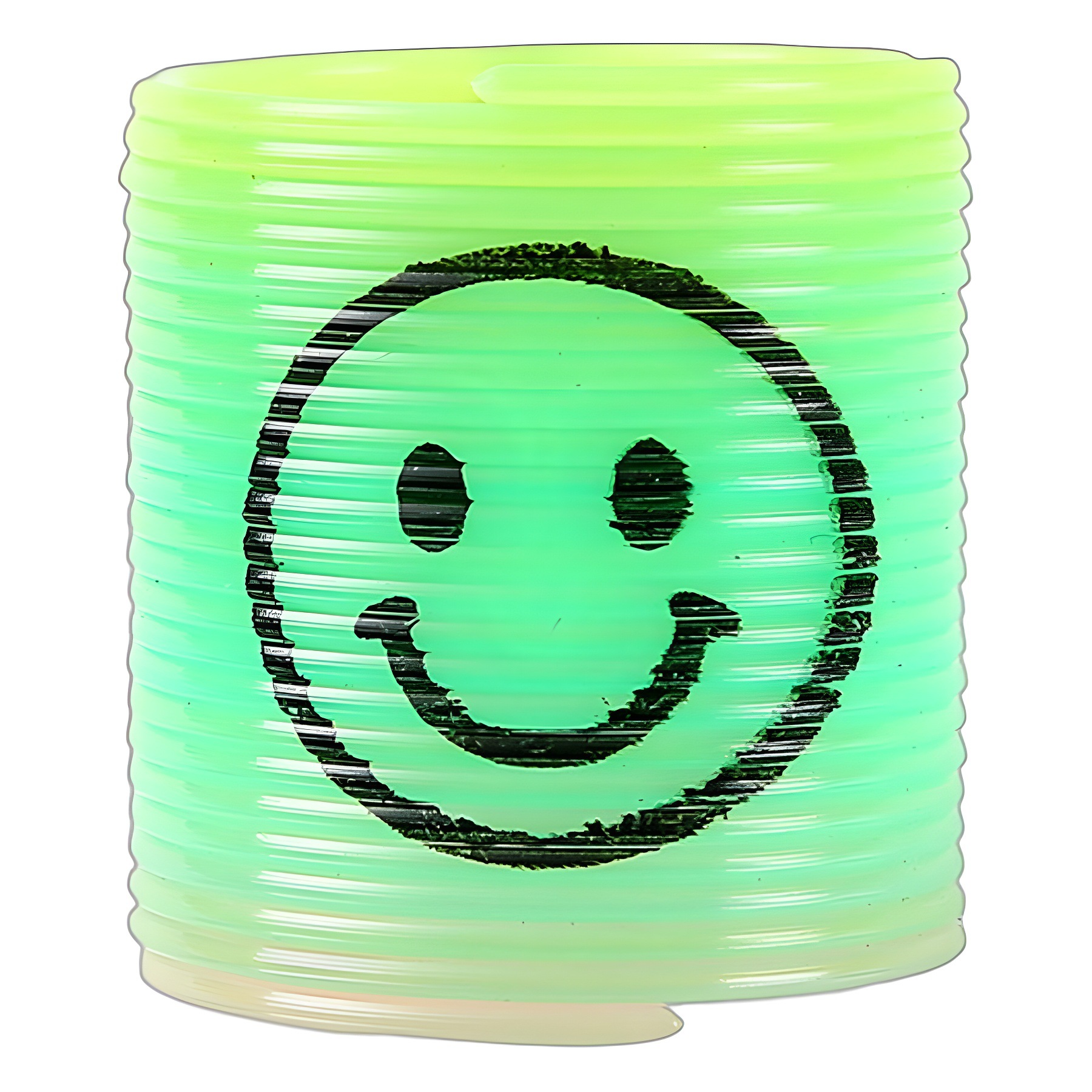 Children's colorful spring rings, mini smiling faces, rainbow rings, seven-color rings, elastic rings, street stall prizes, kindergarten gifts to play with Item Picture