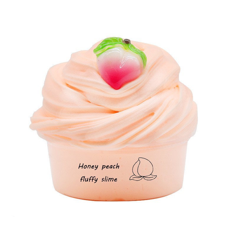 Cross-border customized fruit slime, plasticine, ramen puree, cotton puree, slime, poke puree factory direct sales 60ml Item Picture