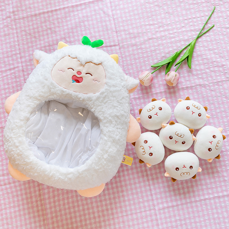 Authentic cute Capibara capybara snacks, throw pillows, dolls, claw machines, stuffed dolls, girls' and children's gifts details Picture
