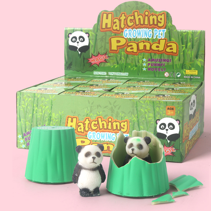 New fun water-absorbing and hatching educational toys for bamboo and panda eggs full figure