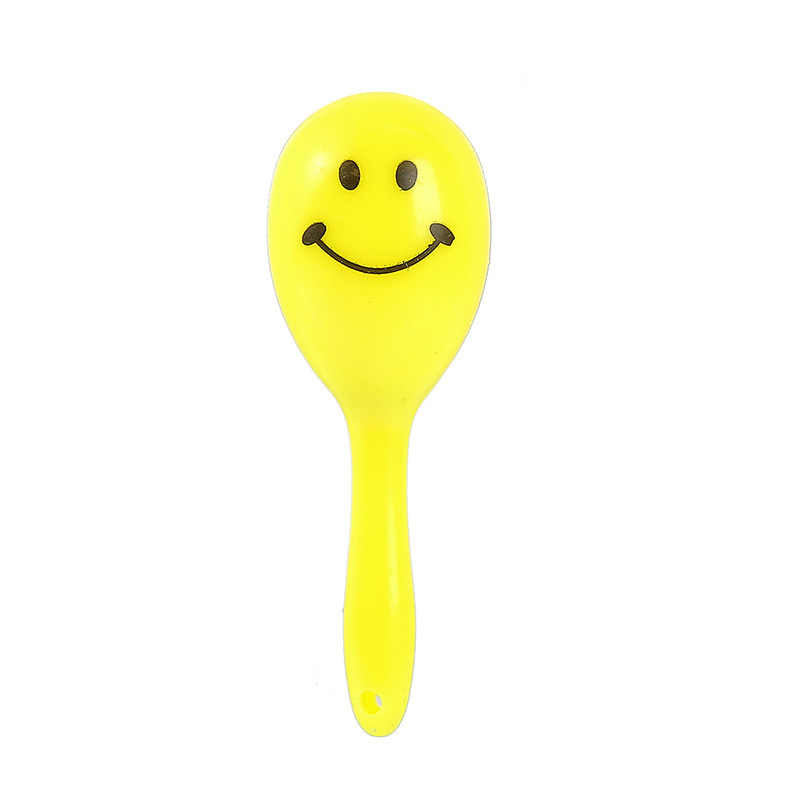 Smiling face mini sandhammer, colorful little sandhammer, party cheering props, children's mini gifts, toys and prizes wholesale Item Picture