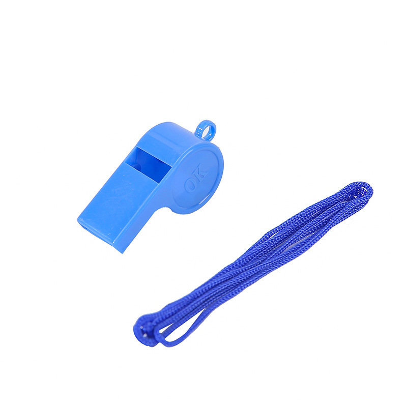 Colorful plastic whistles, small whistles, sports referee ok whistles, cheering supplies, fans' game cheering whistles Item Picture