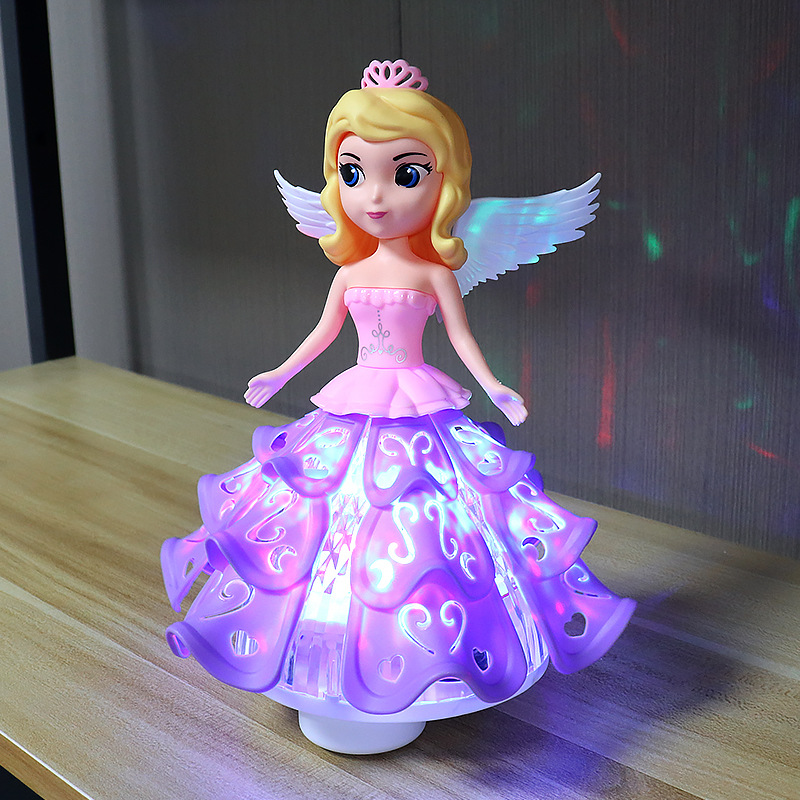 Luminous toys, electric lanterns, music, universal rotation, princesses, children, girls, Lantern Festival lanterns, hand-held lanterns, set up stalls Application Scenario