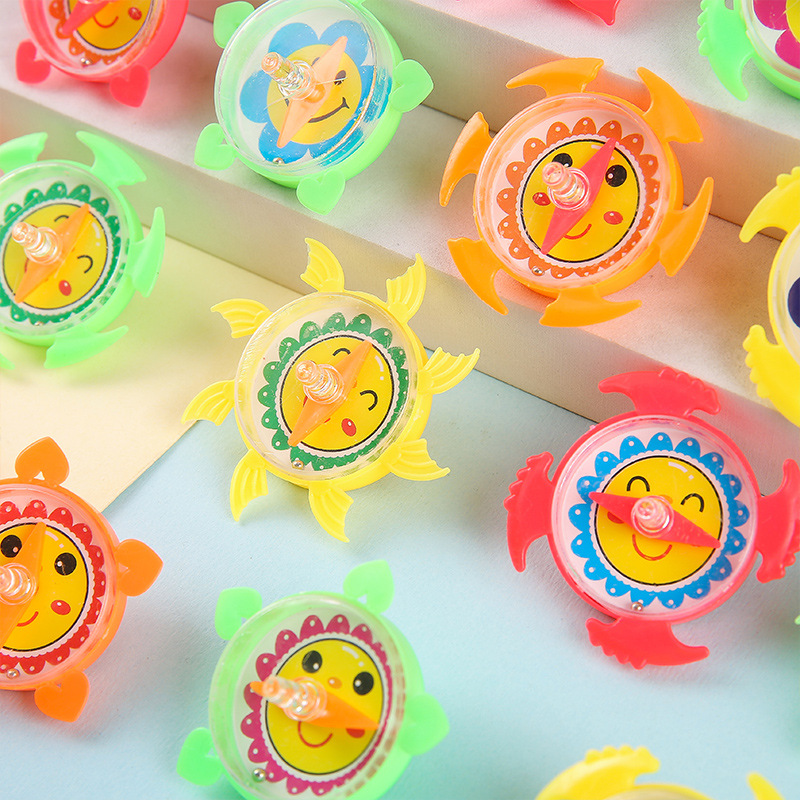 Compass Mini Rotating high-speed gyroscope, creative nostalgic children with transmitter, student gift, small toy Specification drawing