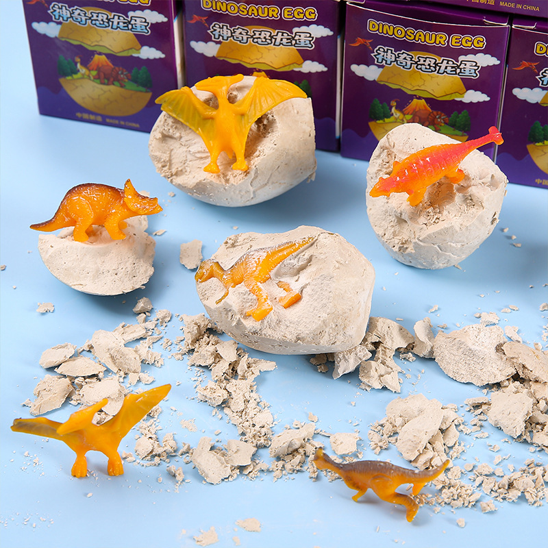 Archaeological excavation of fossils, children's dinosaur egg excavation, toys, little boy dinosaur model blind boxes, Tyrannosaurus rex gifts details Picture