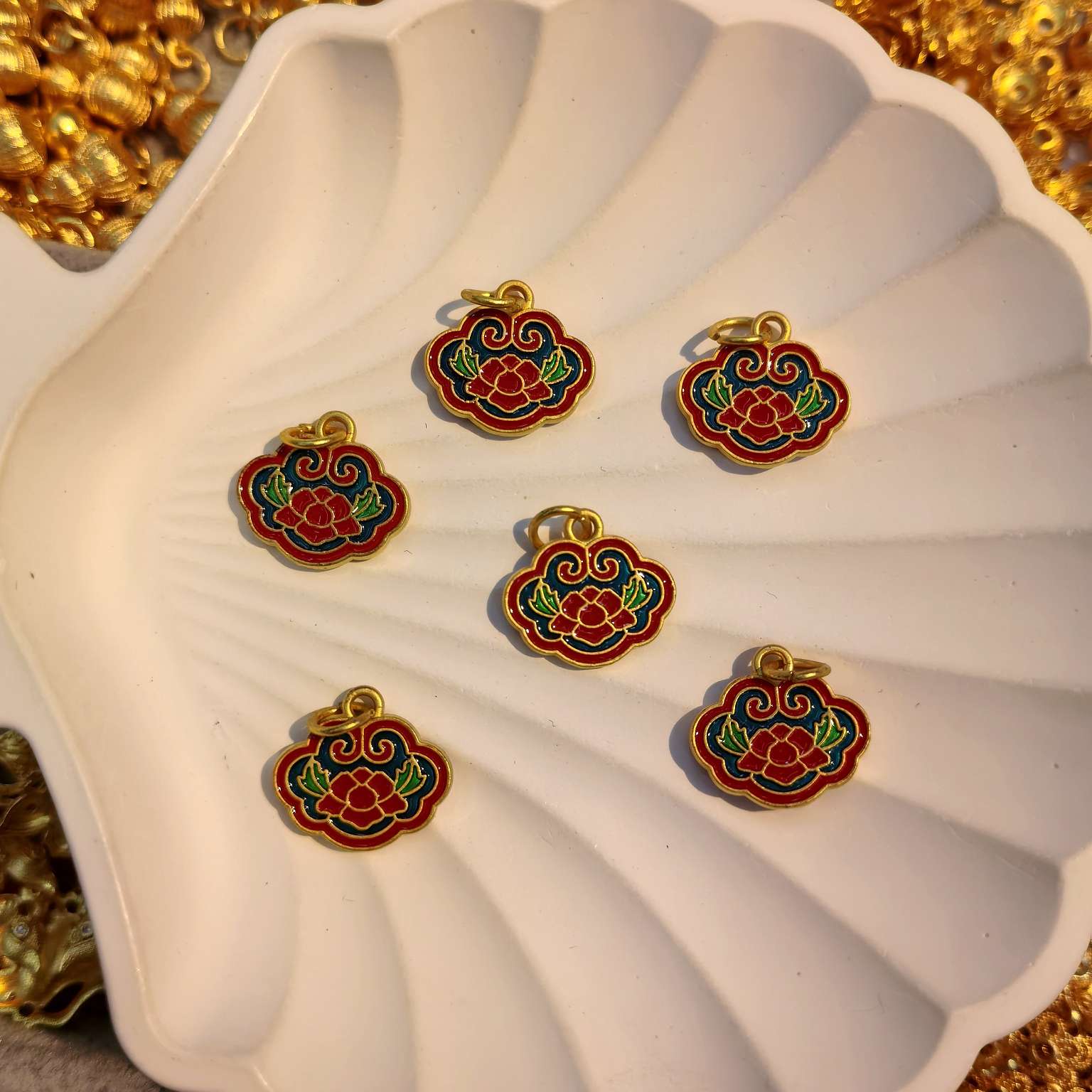 DIY fashion accessories, zircon glass oil drip decorative accessories, a variety of accessories to choose from detail image 5