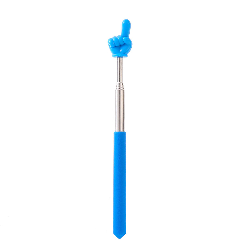 55cm telescopic finger reading stick, finger stick, children's reading, telescopic teaching stick, command stick, teaching stick, telescopic little hand Item Picture