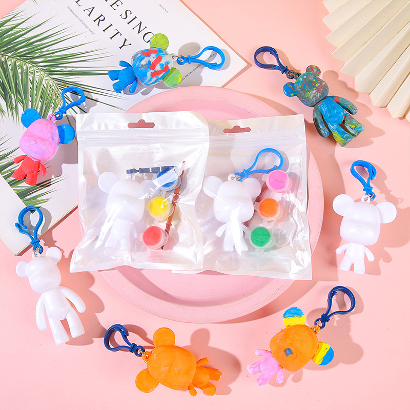 Wholesale of Fluid Bear material kits, diy handcrafted fluid bear paint, street stall supplies, wholesale of fluid accessories Application Scenario