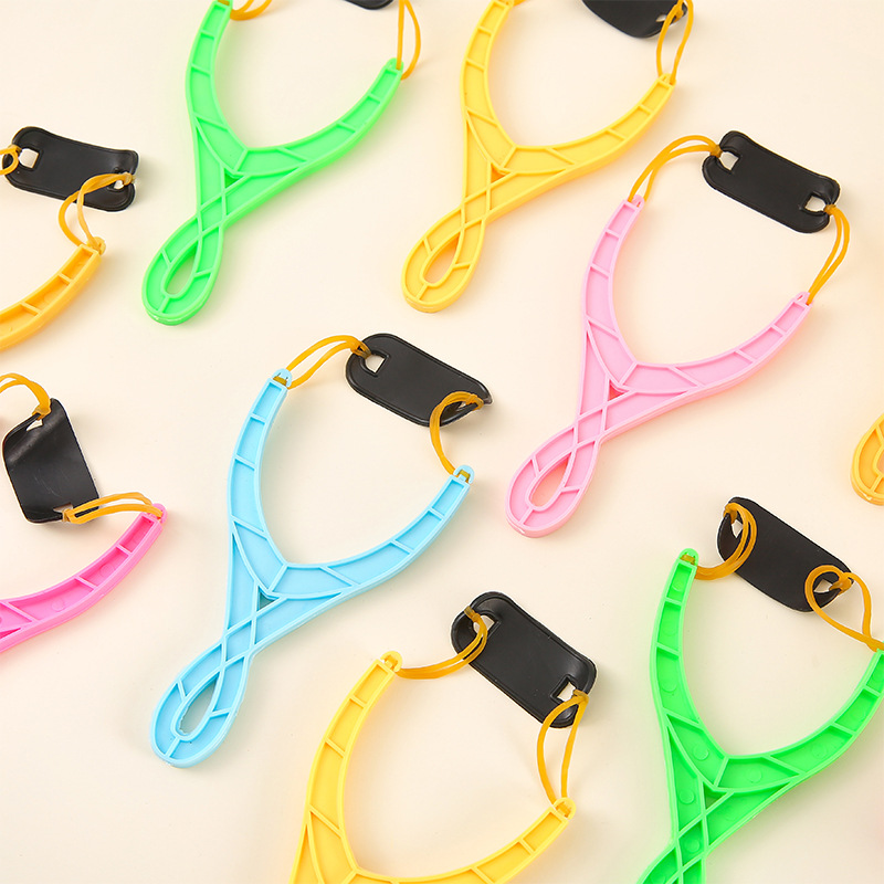 Wholesale of plastic children's toys, small slingshots, soft elastic rings, small toys, outdoor catapult toys, and small gifts for street vendors details Picture
