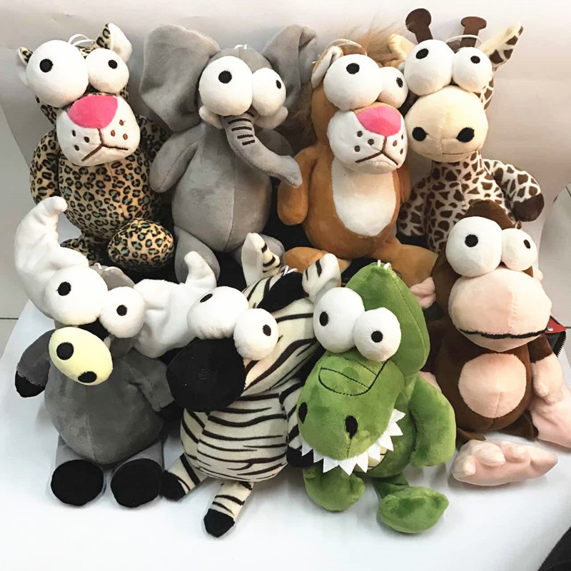 Factory direct sales of new Forest Big Eyes Eight Brothers plush toys, wedding scattering small gifts, claw machine dolls full figure
