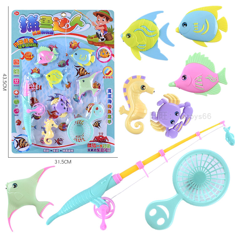 Large gathering, fishing toys, square, night market, street stalls, water play, magnetic kids, sundries store, campus supermarket, toys Item Picture