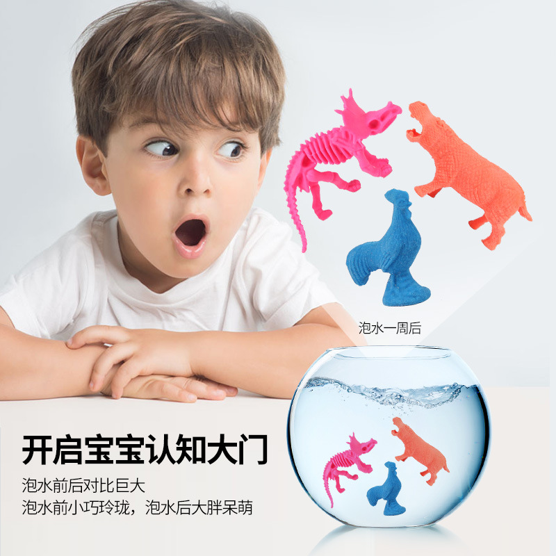 New and exciting Ocean Baby swelling animal toys that grow bigger when soaked in water SpongeBob SquarePants are selling well at street stalls. Wholesale water-absorbing toys Application Scenario