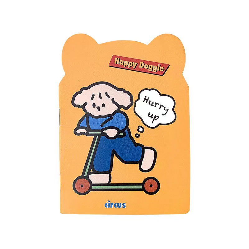 Cartoon irregular-shaped small notebook, portable student reward gift, exercise book, cute mini notebook for children Item Picture