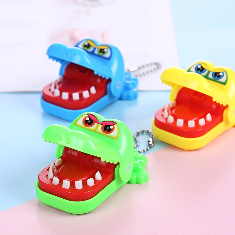 Mini crocodile biting fingers, party game, stress-relieving prank toy, Douyin, Internet celebrity, stress-relieving magic tool, hippopotamus shark full figure