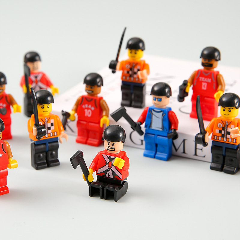 Compatible building block figurines, assembly building block figurines, urban traffic figurines, children's educational toys, gift wholesale Application Scenario