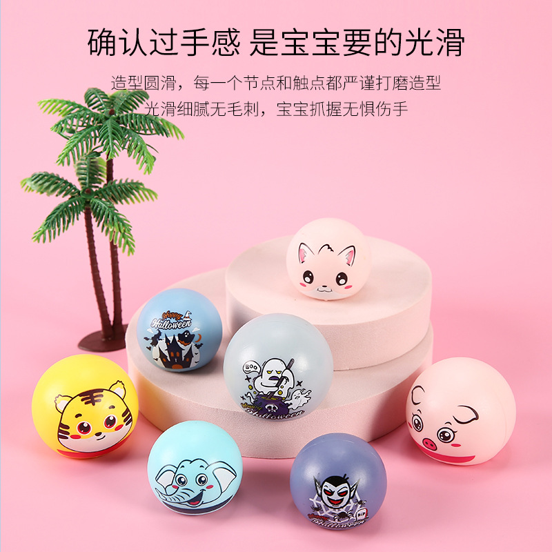 Cartoon creative circular rebound car toy cars are selling well at street stalls. Children's durable rebound animal baby cars details Picture