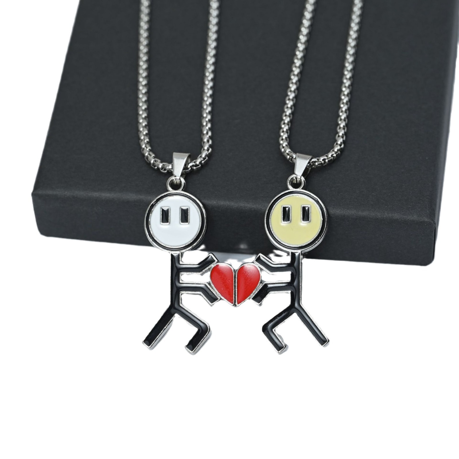Sanrio Children's jewelry necklace set, round bead chain, colored gemstone oil drip style, suitable for children to wear, cute and fun jewelry gift detail image 5