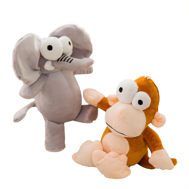Factory direct sales of new Forest Big Eyes Eight Brothers plush toys, wedding scattering small gifts, claw machine dolls Item Picture
