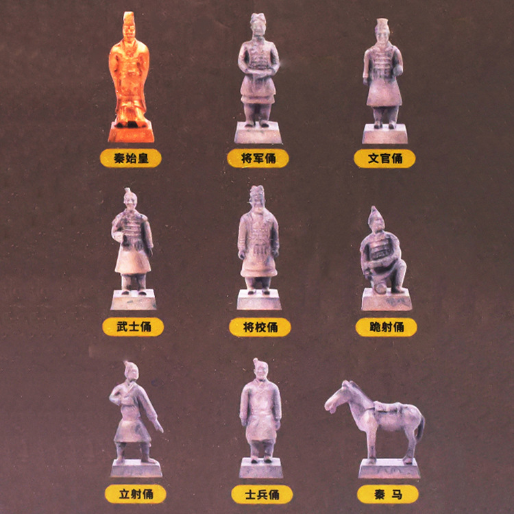 DIY handmade fossil excavation, wholesale of educational toys for primary school students, blind boxes of archaeological Terracotta Army, and creative toy models details Picture