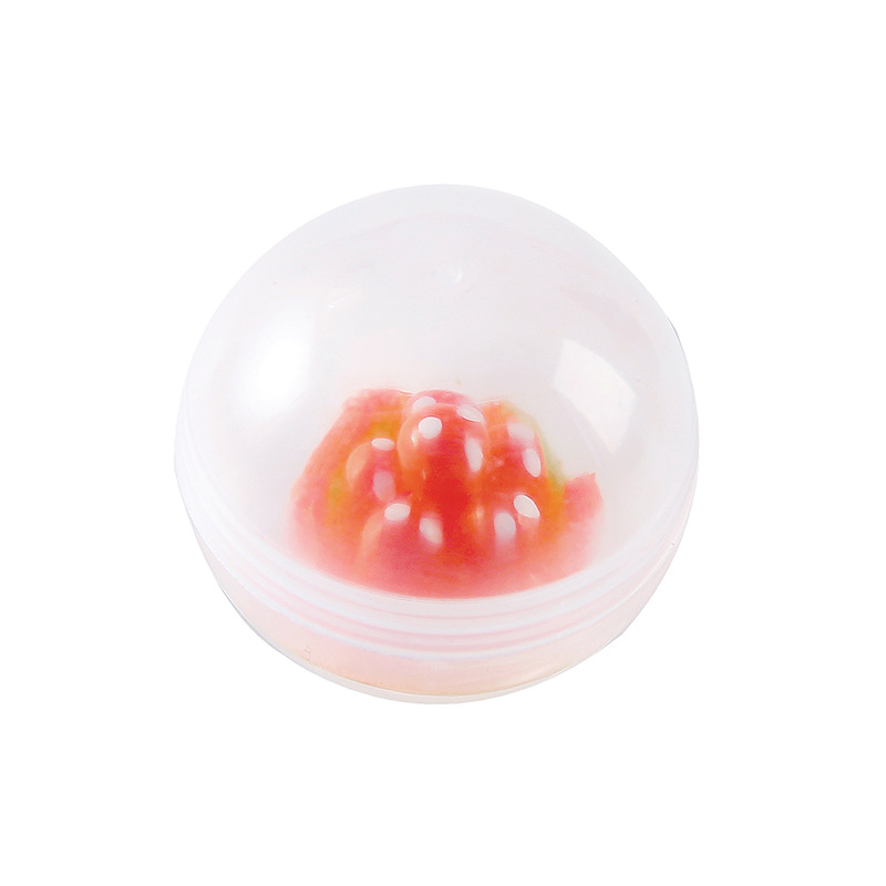 Mixed food and play gacha 1 yuan 2 yuan coin-operated gacha machine toy eggs mini transparent small gacha wholesale kindergarten gift Item Picture