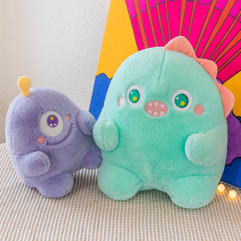 Douyin's same style little monster doll, children's birthday gift, claw machine doll, anime peripheral gift, plush toy details Picture