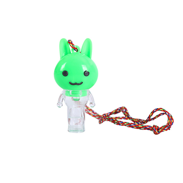 New illuminated whistles come with lanyards. Wechat business ground promotion scan code small gifts. Wholesale of children's illuminated toys and flashing pendants Item Picture