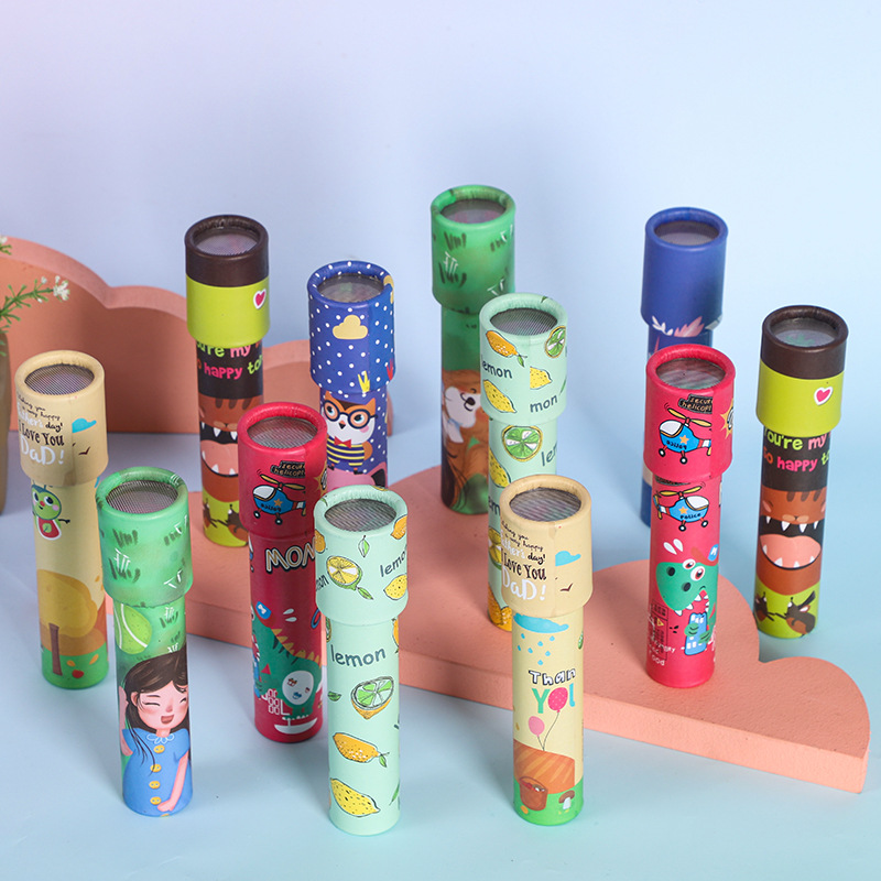 Large rotating kaleidoscope, magical and ever-changing interior view, kaleidoscope for children, kindergarten toys and gifts wholesale Specification drawing