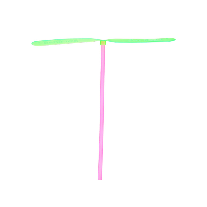 Hand-rubbed non-luminous bamboo dragonfly manufacturer, nostalgic classic double-flying leaf flying fairy bamboo dragonfly plastic wholesale Item Picture
