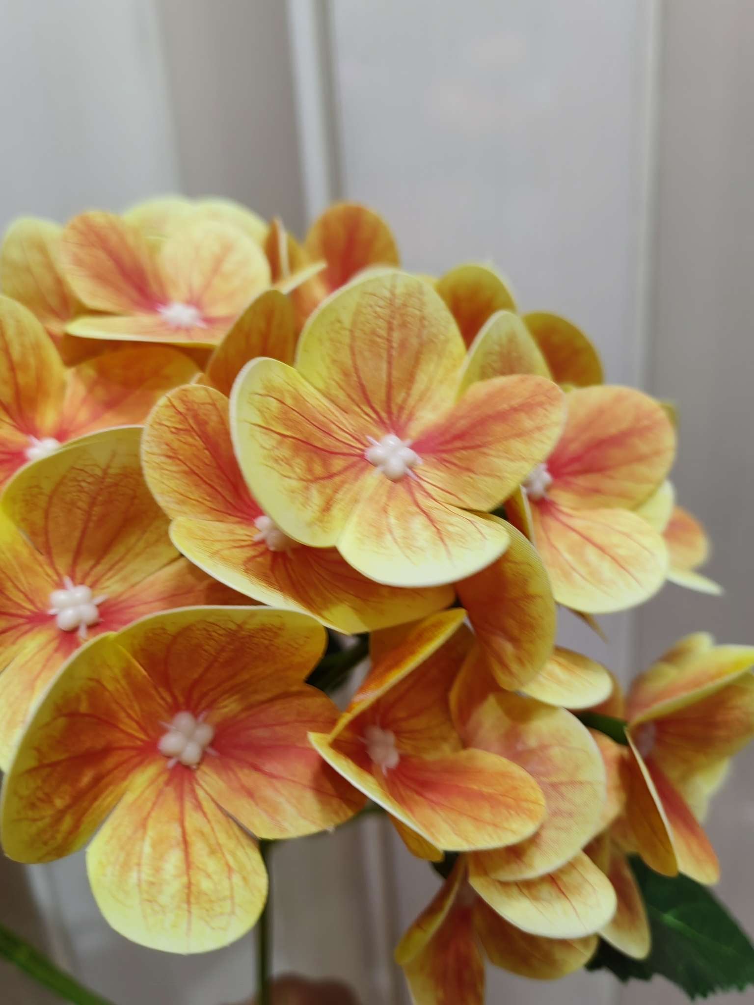 Five hydrangea artificial flowers and plants detail image 2