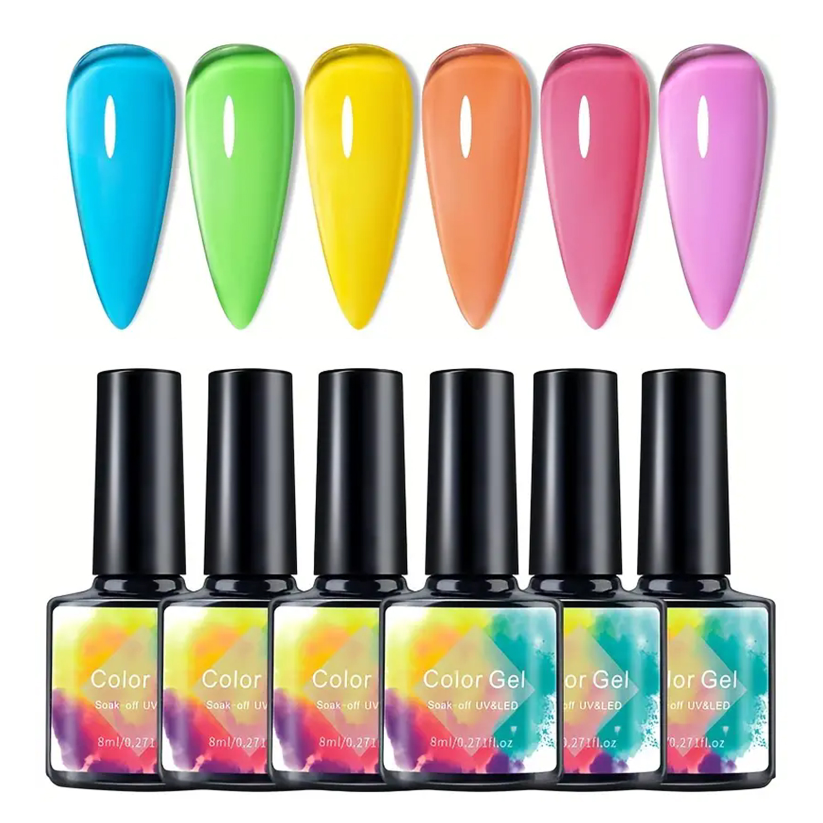 New nail polish set, exclusive for cross-border nail salon nail polish, phototherapy glue, color glue, nail polish can be OEM pic 1