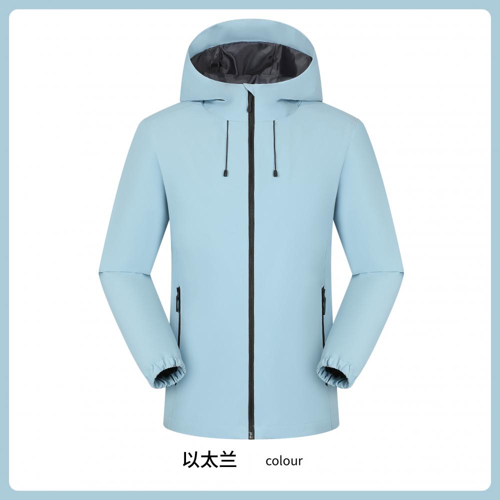 Ml-c8811 Thin windbreaker, single-punch with cap Item Picture