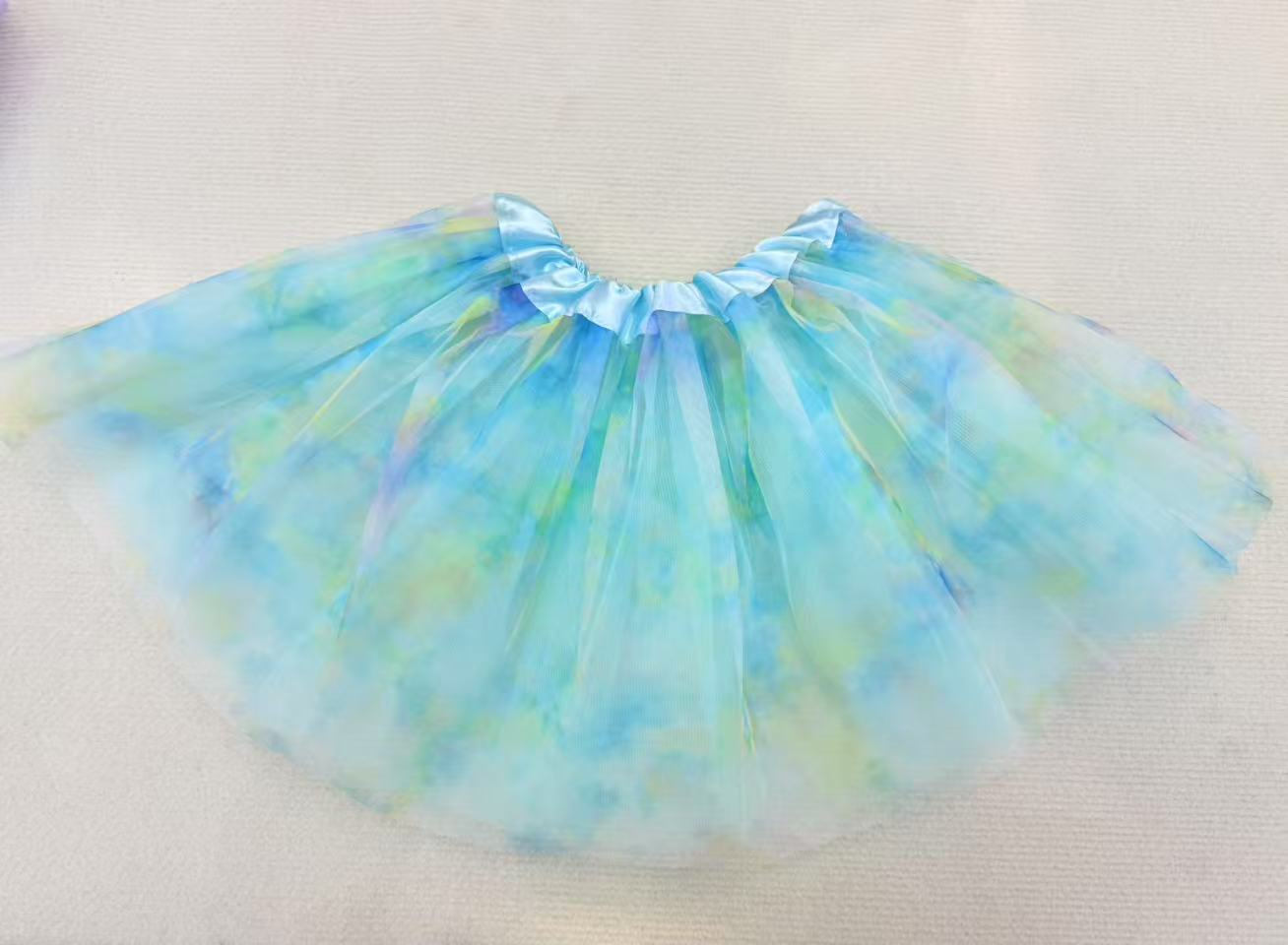 彩虹半身裙，tutu裙，儿童舞蹈裙半身裙非洲印花半身裙半裙早秋款花裙女装纱裙