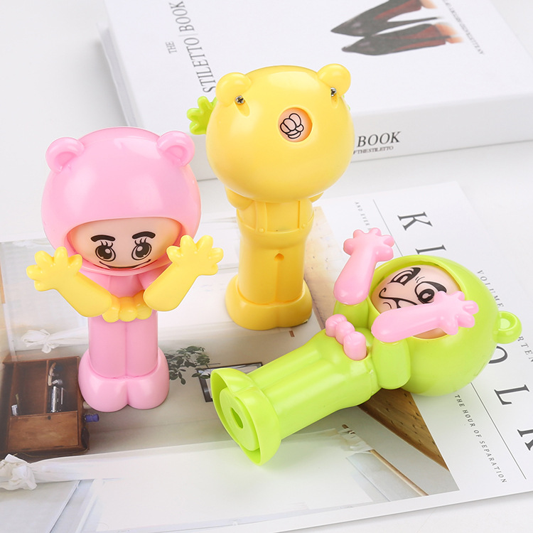 Wholesale of Douyin's same style rock-paper-scissors, face-changing dolls, children's educational toys, Happy Spin, Two-sided stones, scissors and paper details Picture