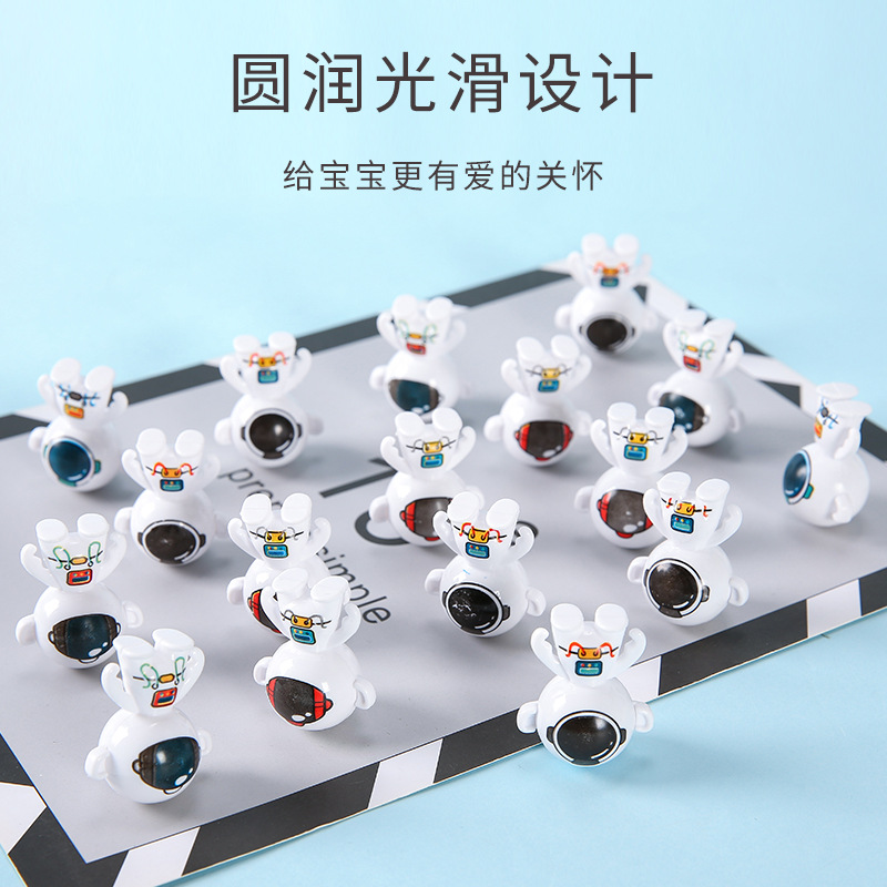 Mini untoppleable dolls, upside-down astronaut cartoon cute figurines, children's small toys, the same style as Douyin Internet celebrities full figure