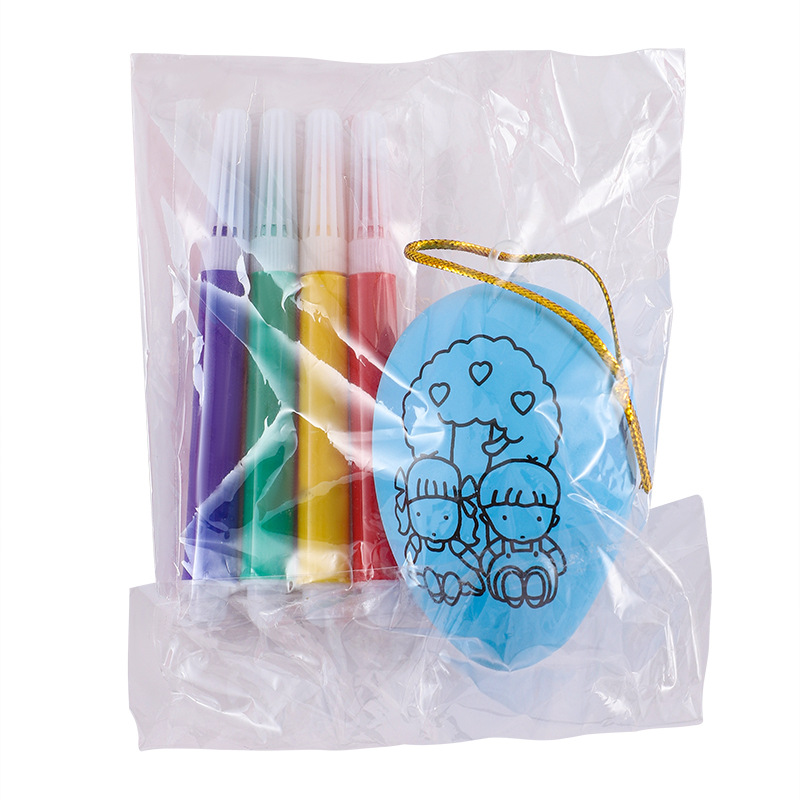 Drawing Easter eggs, painting duck eggs, children's eggshells in the kindergarten, diy handcrafting, painting and simulating egg toys Item Picture