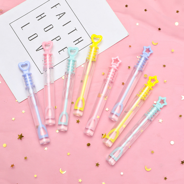 48-piece mini bubble sticks that are unbreakable and not easy to break, small portable test tube bubble glue bubble water stick toys details Picture