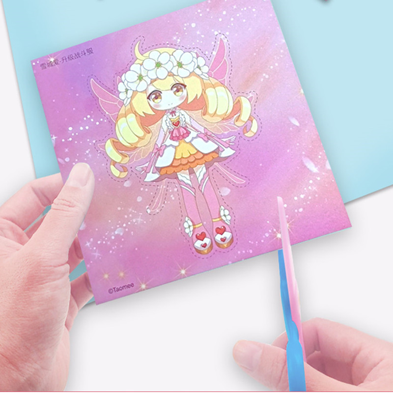 Little Flower Fairy Fun Paper-cutting 3-4-5-6 Years Old Children's diy Handicraft Toys for kindergarten Babies, brain-stimulating toys Application Scenario