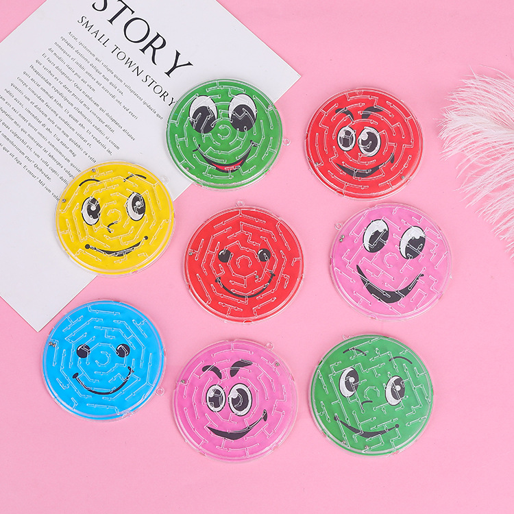 Creative children's steel ball expression maze educational toys, ball track student prizes wholesale night market street stall supplies full figure