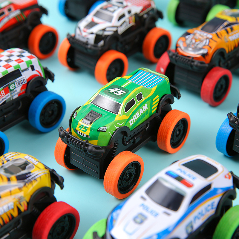 Douyin tin car, Little car, Big Foot, Monster street stall, Rebound car, children's toy car, racing car, gift, kindergarten small gift details Picture