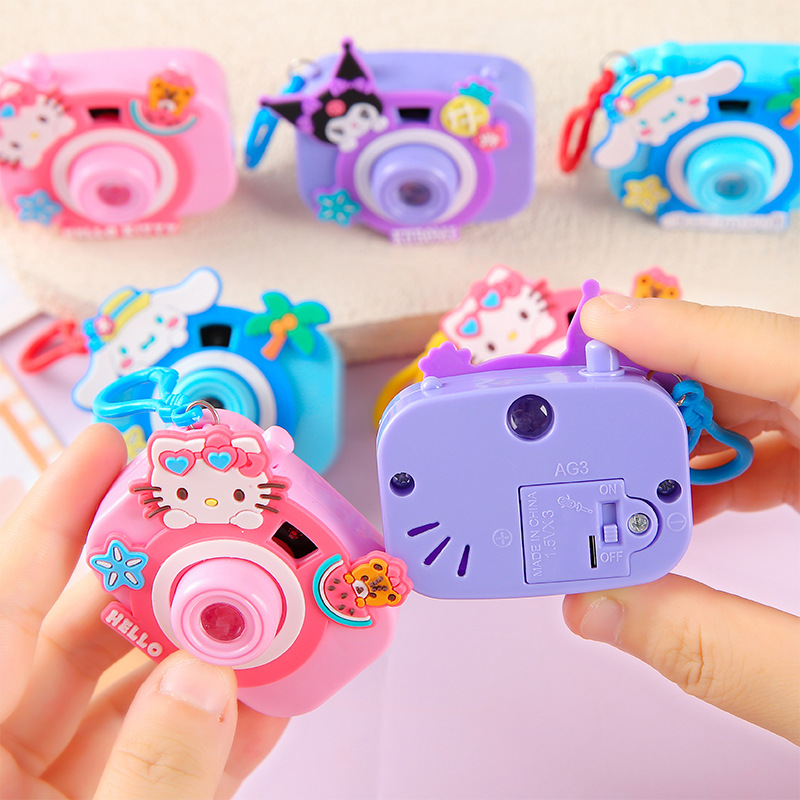 Mini projection camera, slide cartoon shape mini projector, classic childhood fun, street stall toy wholesale Specification drawing